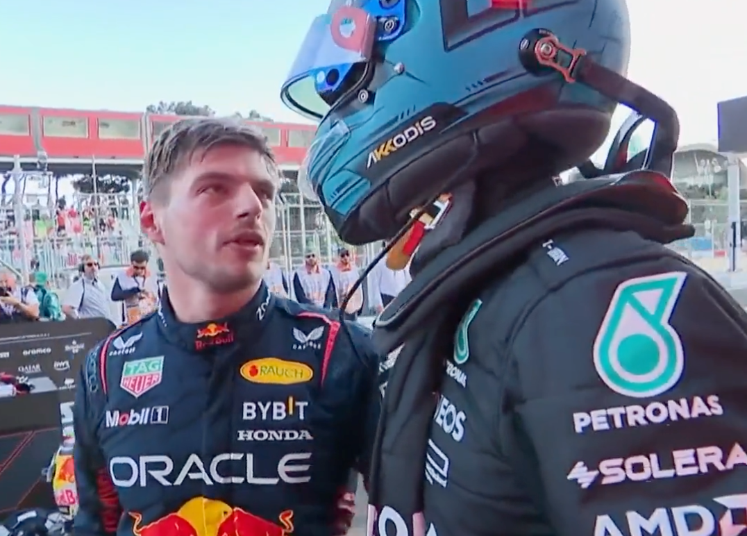 Max Verstappen Confronts George Russell And Launches Furious Rant After ...